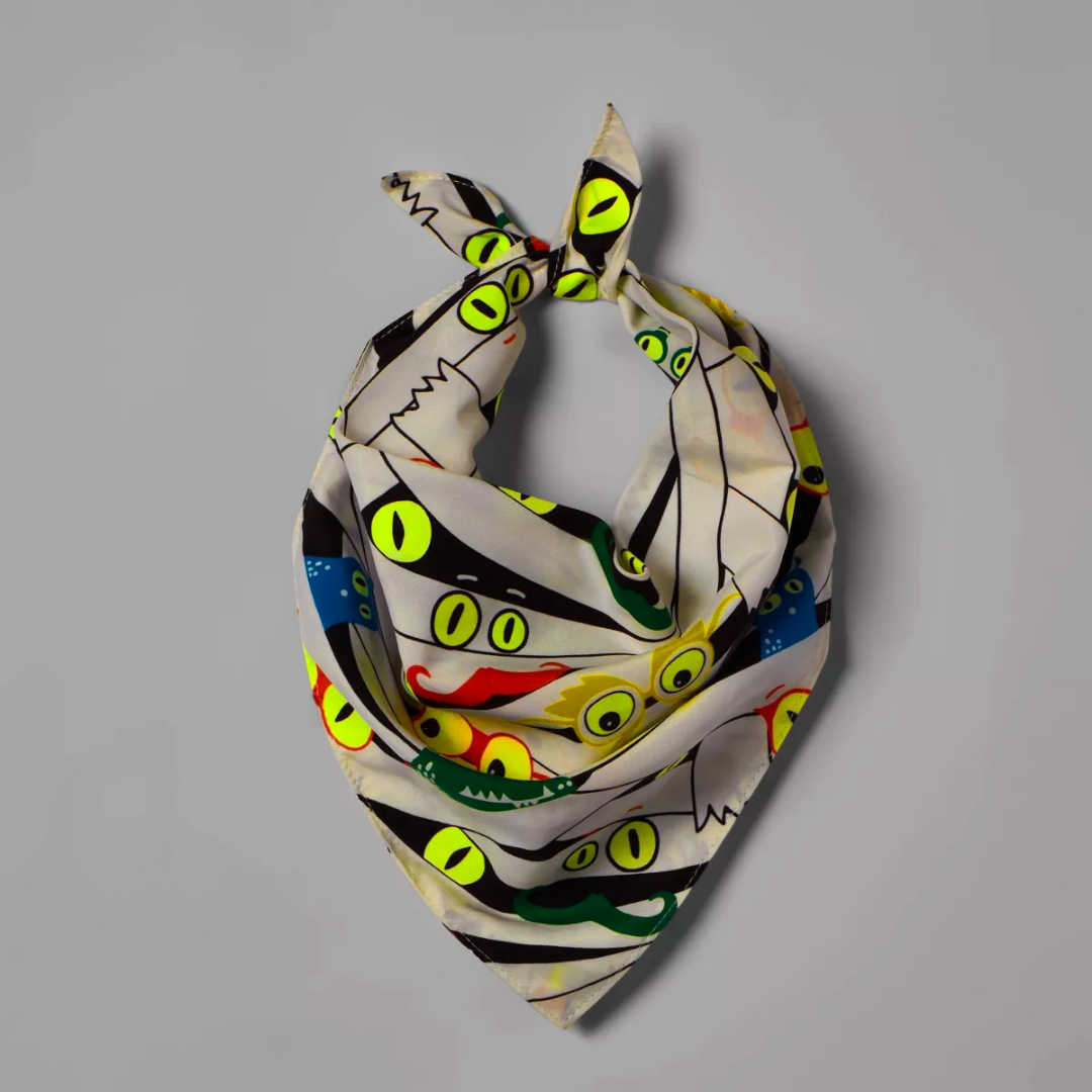 Glow In The Dark Halloween Bandana (One Size)
