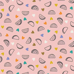 I Heart Tacos in Pink Dog Bandana
